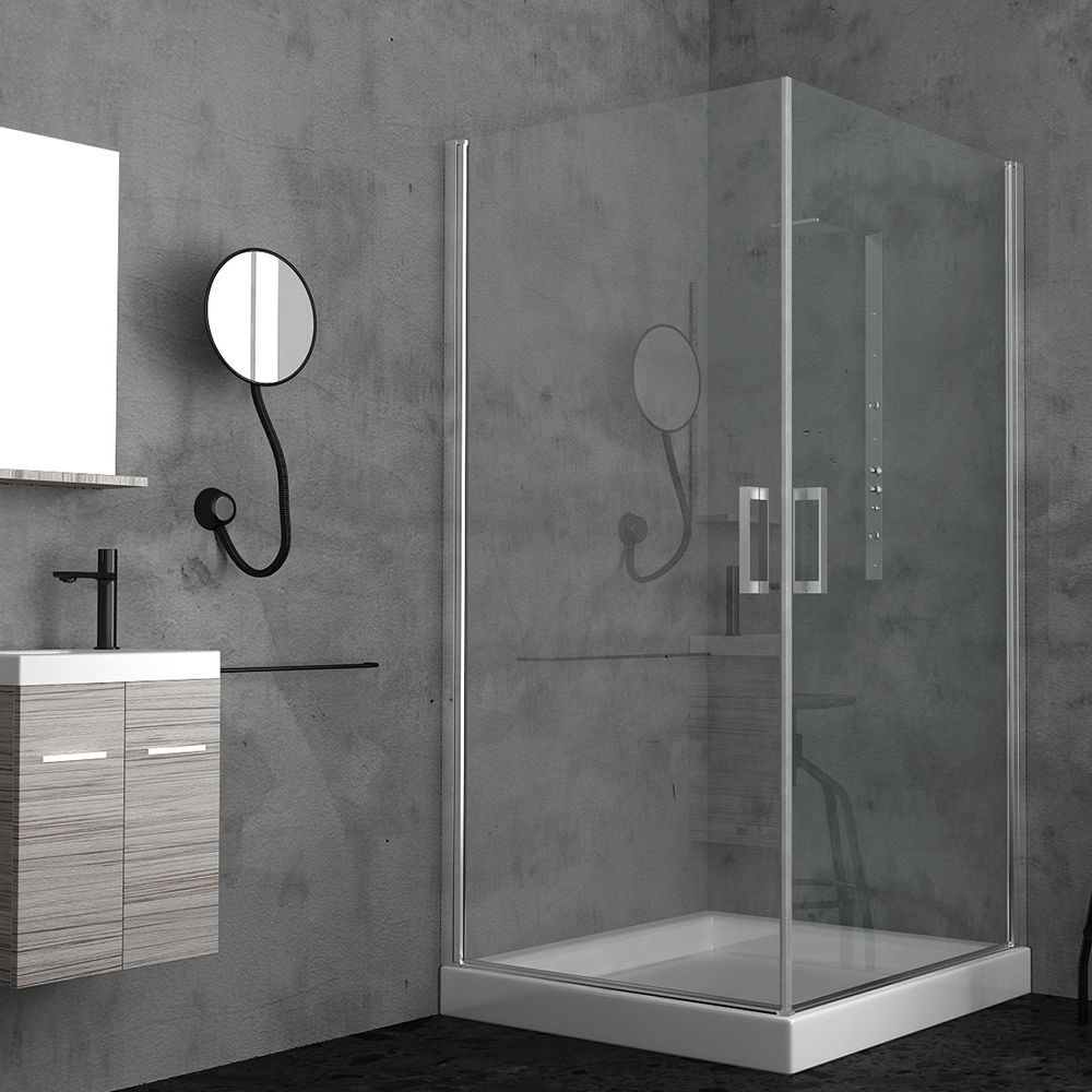 Orabella Door square asymmetrical 70X70 - Καμπίνα τετράγωνη / ασύμμετρη