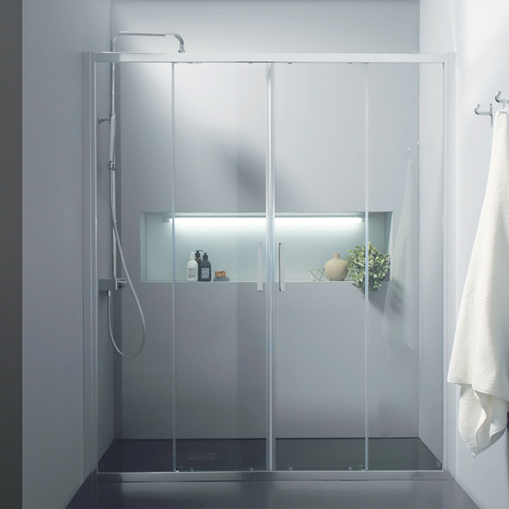 Orabella Energy Plus 160 cm - Καμπίνα ευθύγραμμη με σταθερό πλαϊνό 70 cm