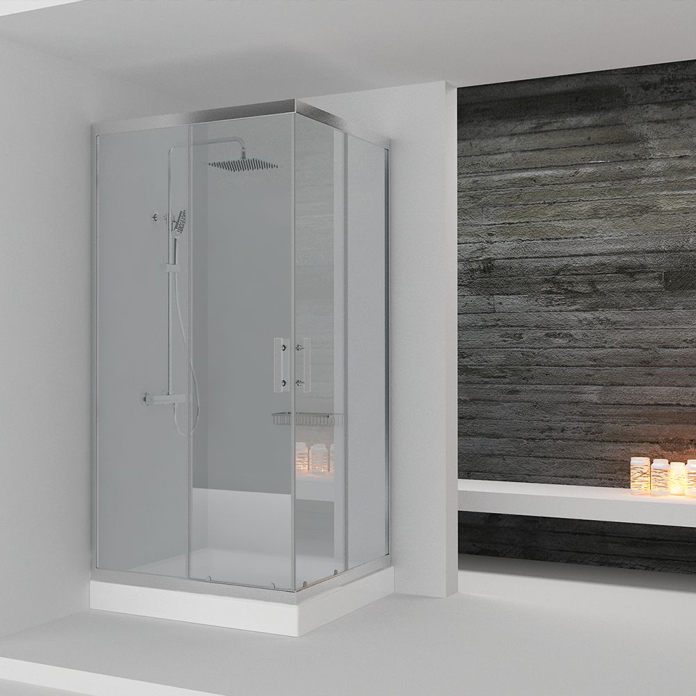 Orabella Vitalia Square Easy Fix H200 100X100 - Καμπίνα Τετράγωνη