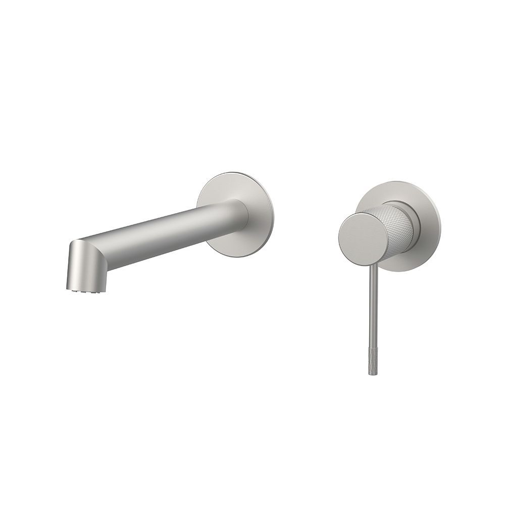 Orabella Terra Brushed Nickel - Μπαταρία νιπτήρος, εντοιχισμού 2 οπών