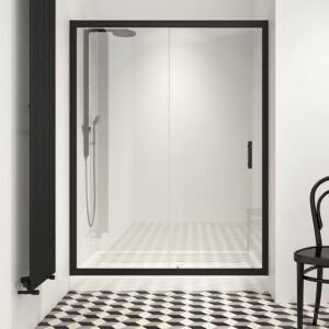 Orabella Energy Easy Fix 150 cm Black - Καμπίνα αντιστρέψιμη, ευθύγραμμη