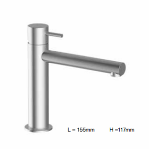 Teorema Treunosei Inox 316 μπαταρία νιπτήρος υψηλή